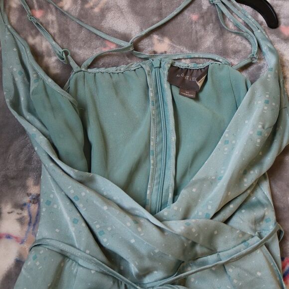 August 1 Eight Dress Extra Small Midi Dress Teal - Picture 5 of 16